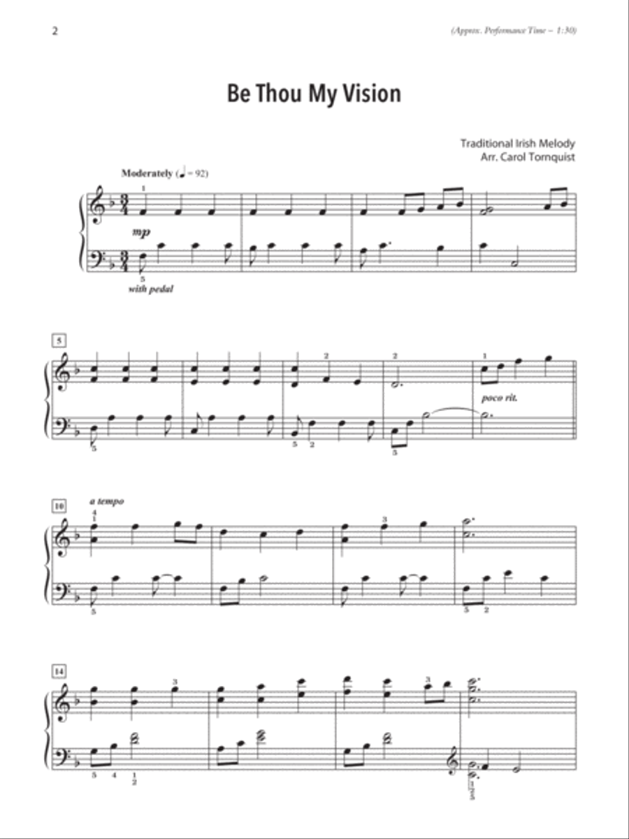 Offertories for Worship -- Hymns Piano Solo scores gallery preview page 3