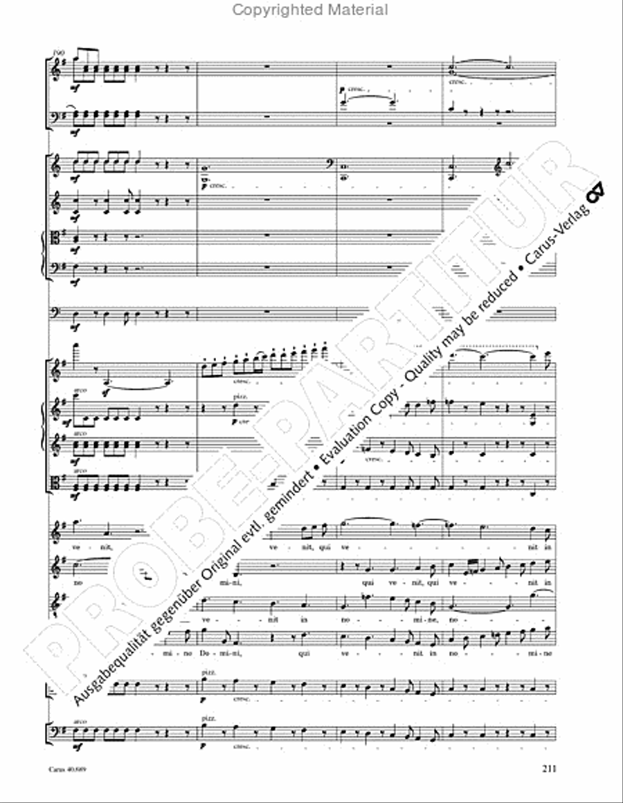 Missa solemnis Missa solemnis 4-Part scores gallery preview page 227