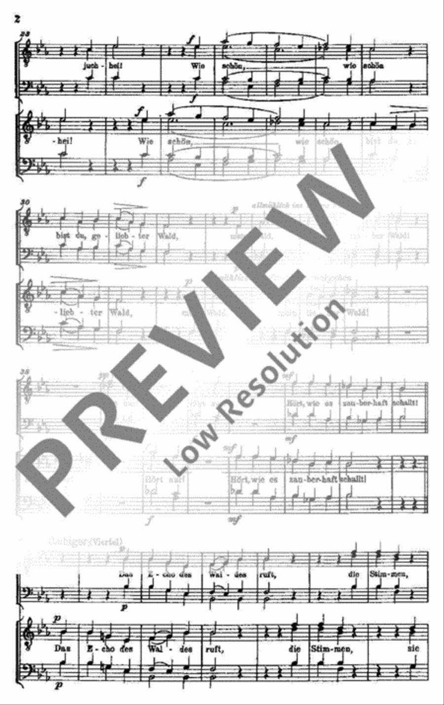 Das Echo Men's Choir scores gallery preview page 3