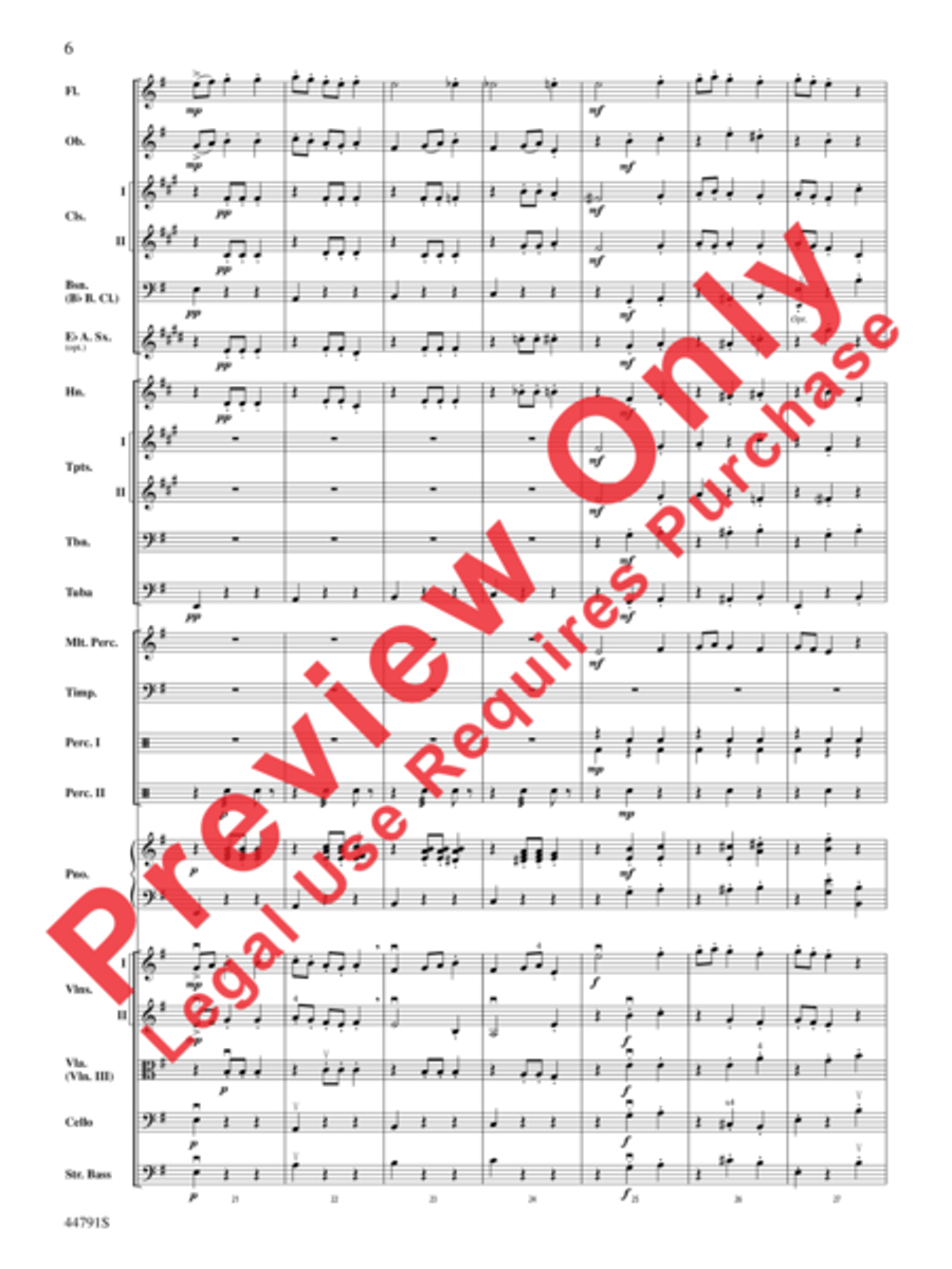 Danse des Ghazies Full Orchestra scores gallery preview page 7