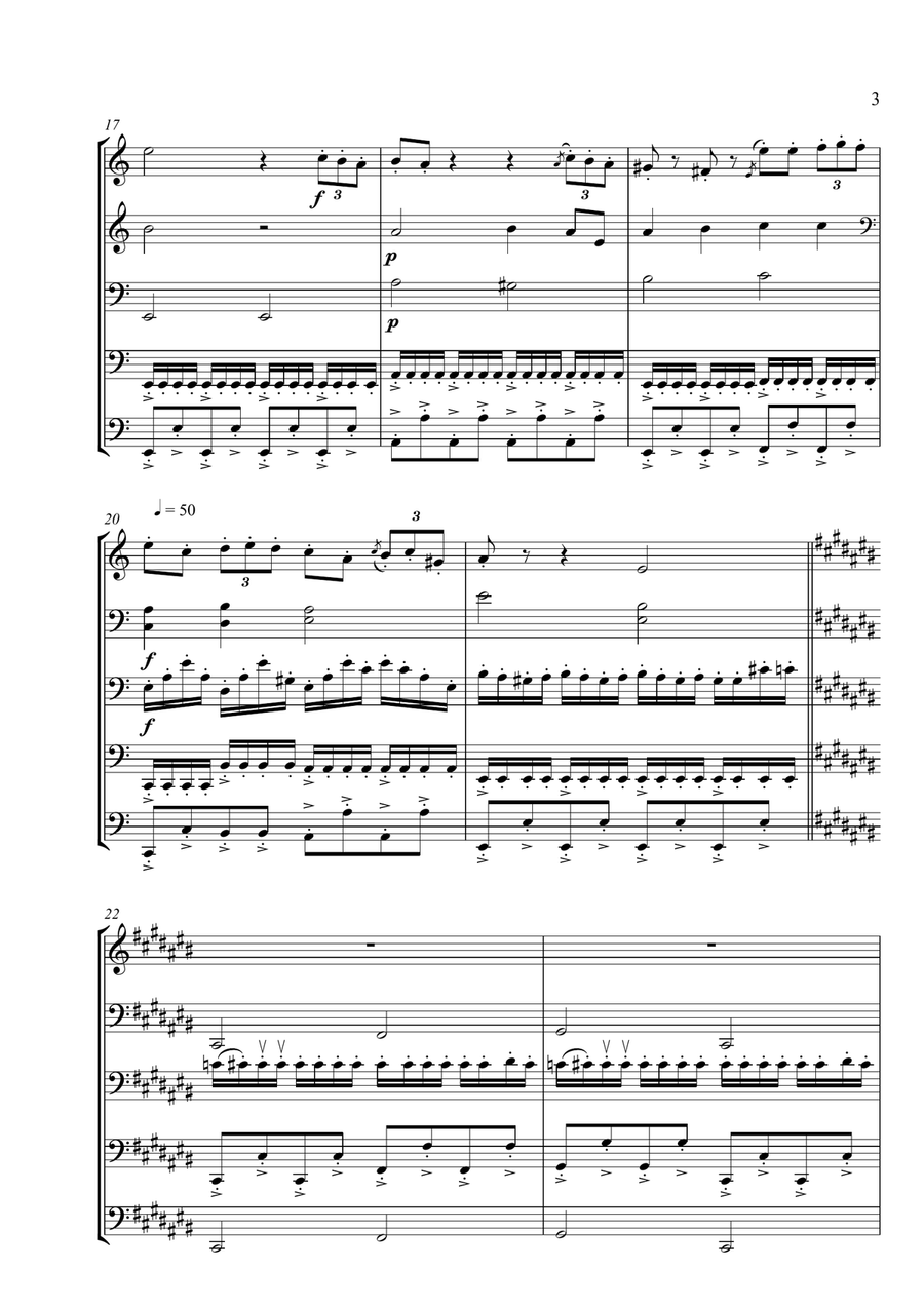 Bolero (end Credits) String Orchestra scores gallery preview page 5
