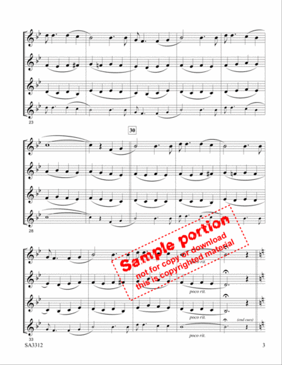 Three for 3 or 4 (or More) Cornet scores gallery preview page 4