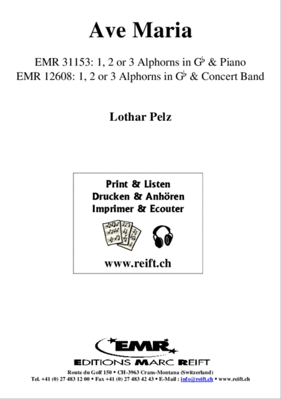 Ave Maria Ave Maria Piano Accompaniment scores gallery preview page 2