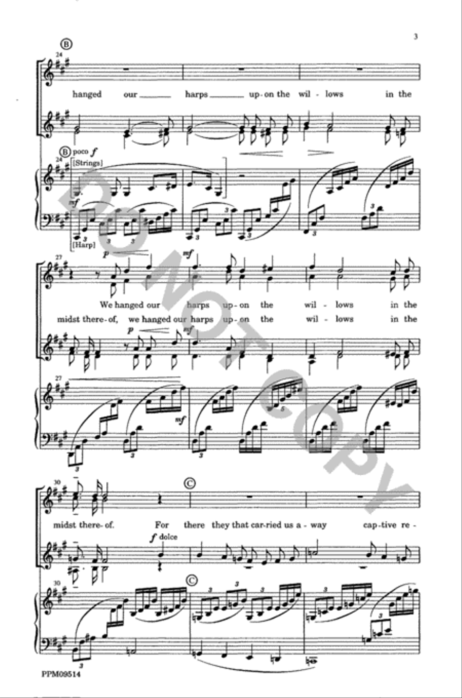 By the Rivers of Babylon By the Rivers of Babylon SSAA scores gallery preview page 4