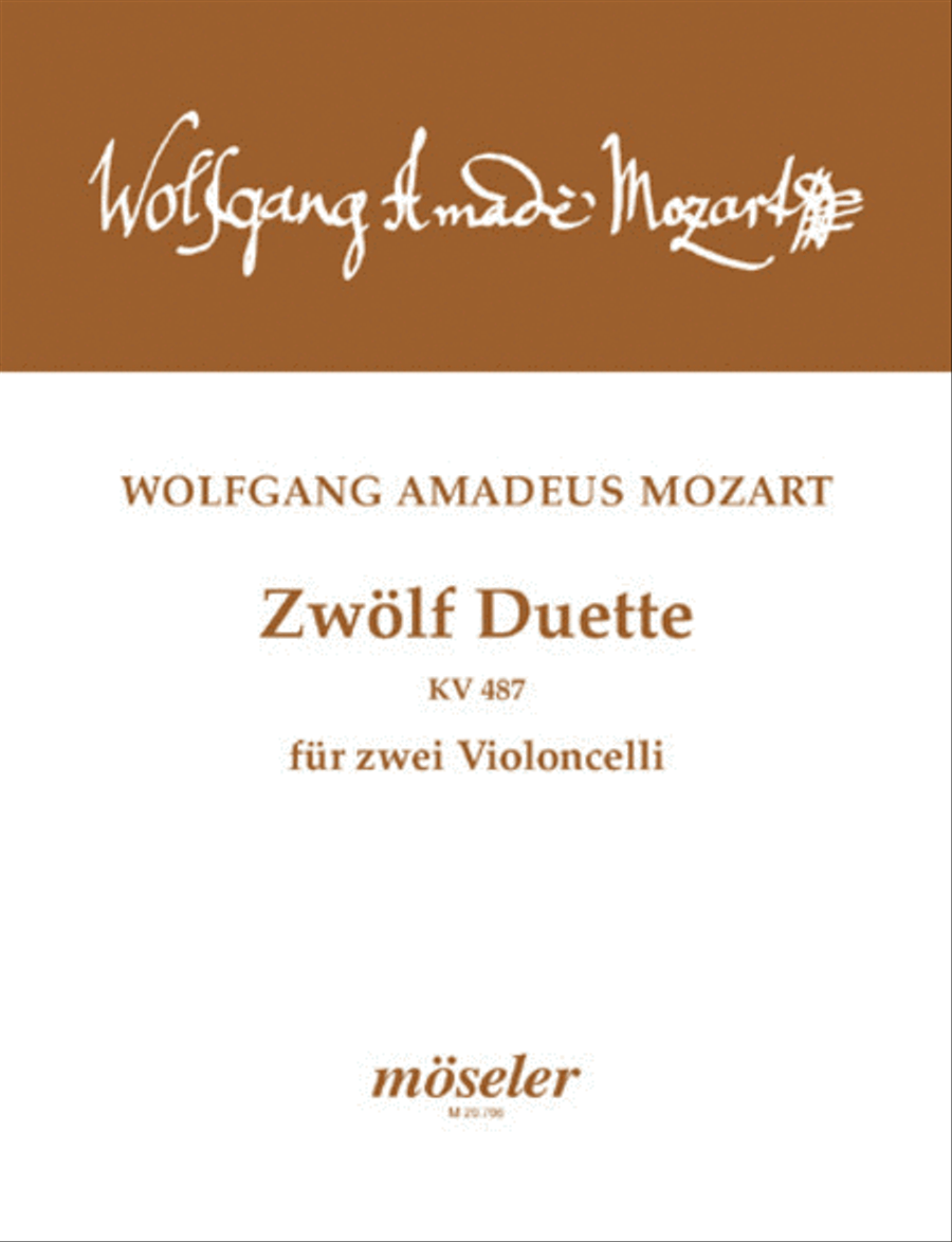 12 Duette KV 487 String Duet scores gallery preview page 1