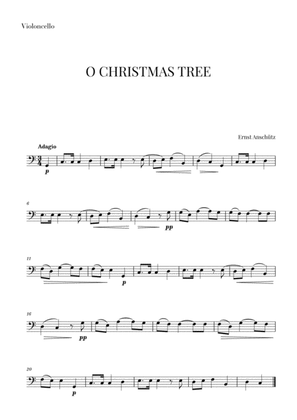 Book cover for O Christmas Tree for Cello