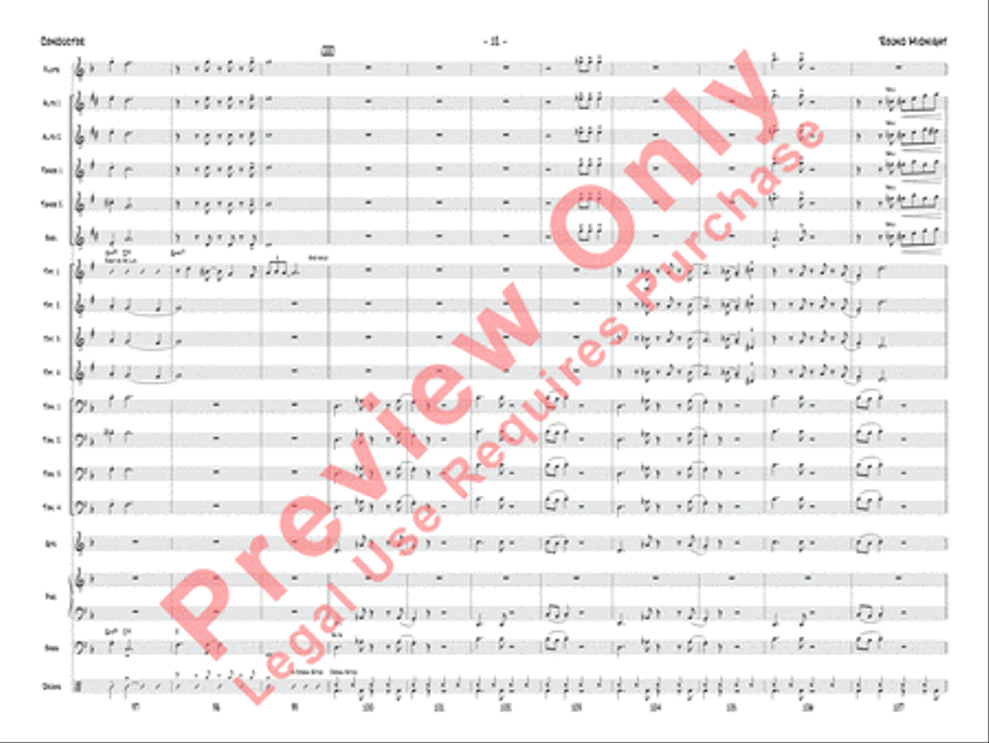 'Round Midnight Jazz Ensemble scores gallery preview page 15