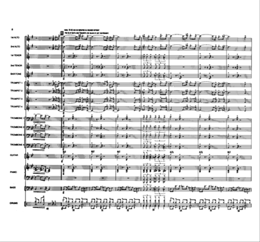 Down At Duke's Place Down At Duke's Place Jazz Ensemble scores gallery preview page 8
