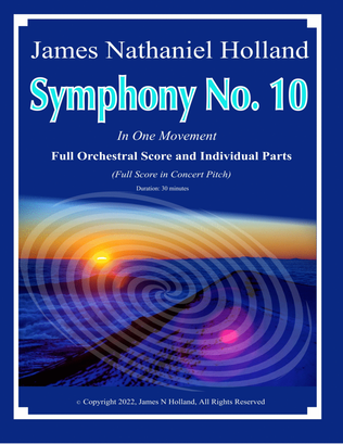 Symphony No. 10, Full Score and Individual Instrument Parts