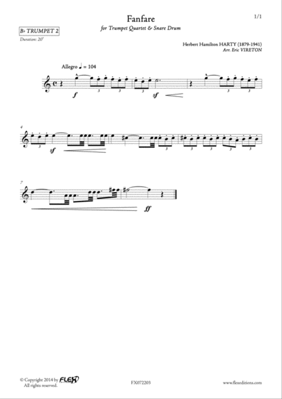 Fanfare Trumpet scores gallery preview page 4