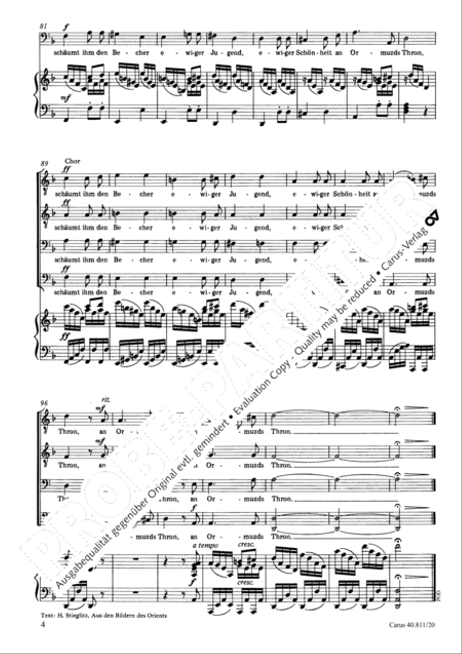 Persischer Nachtgesang 3-Part scores gallery preview page 5