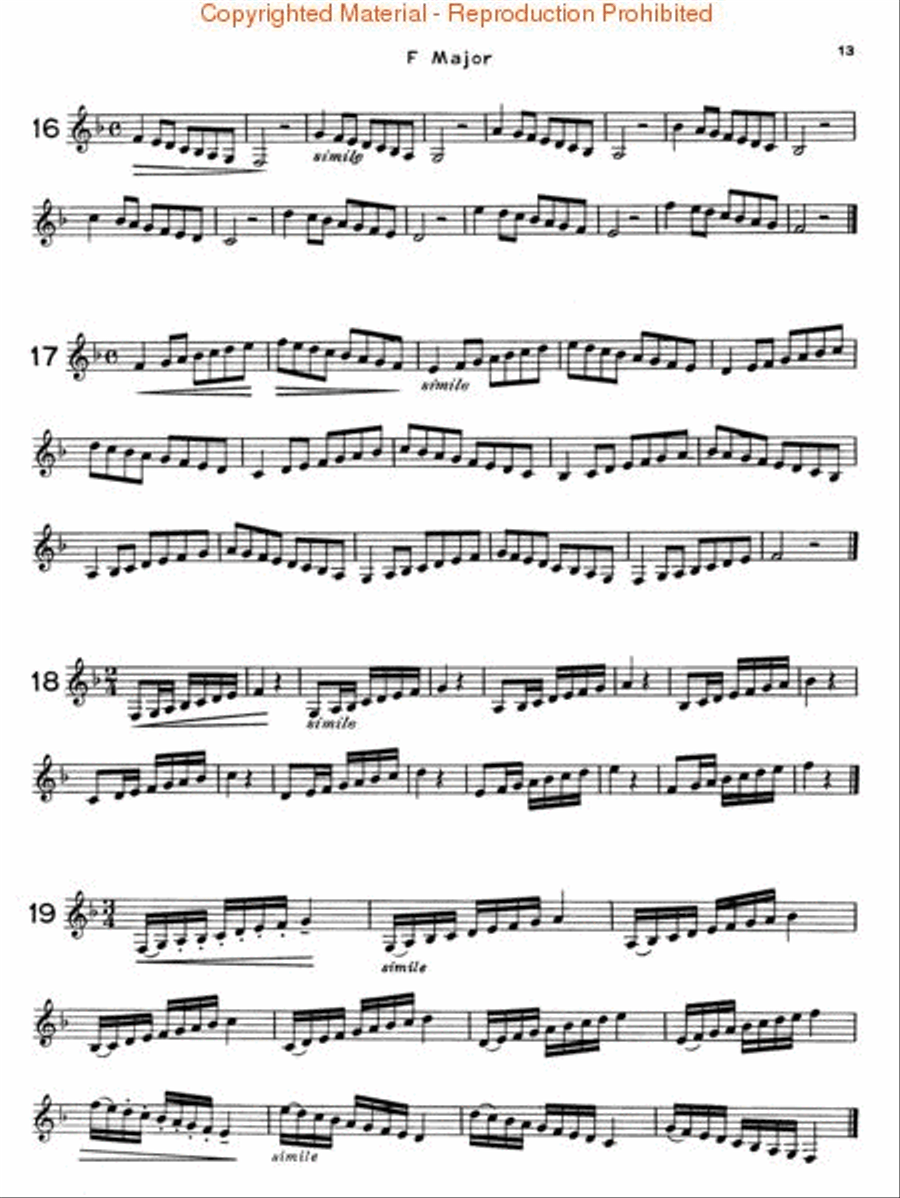 Rubank Advanced Method – French Horn in F or E-flat, Vol. 1 Concert Band Methods scores gallery preview page 2