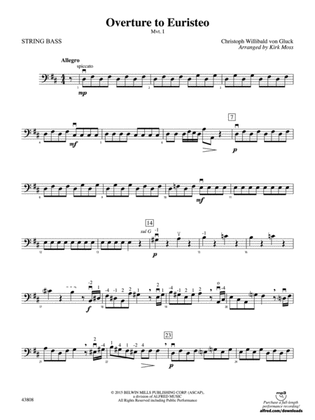 Overture to Euristeo: String Bass