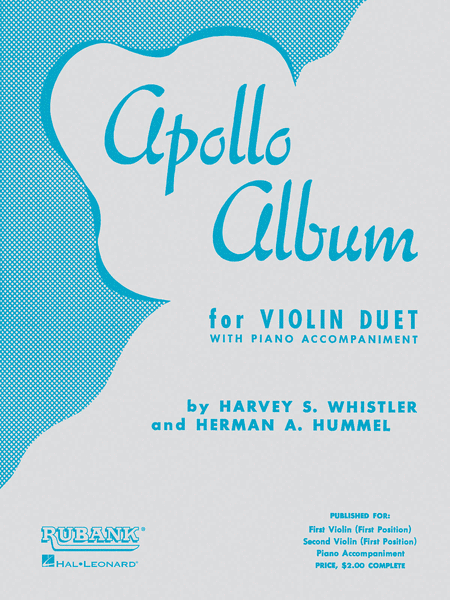 Violin Duet Collections - Apollo Album (Complete, Duet Parts And Piano)