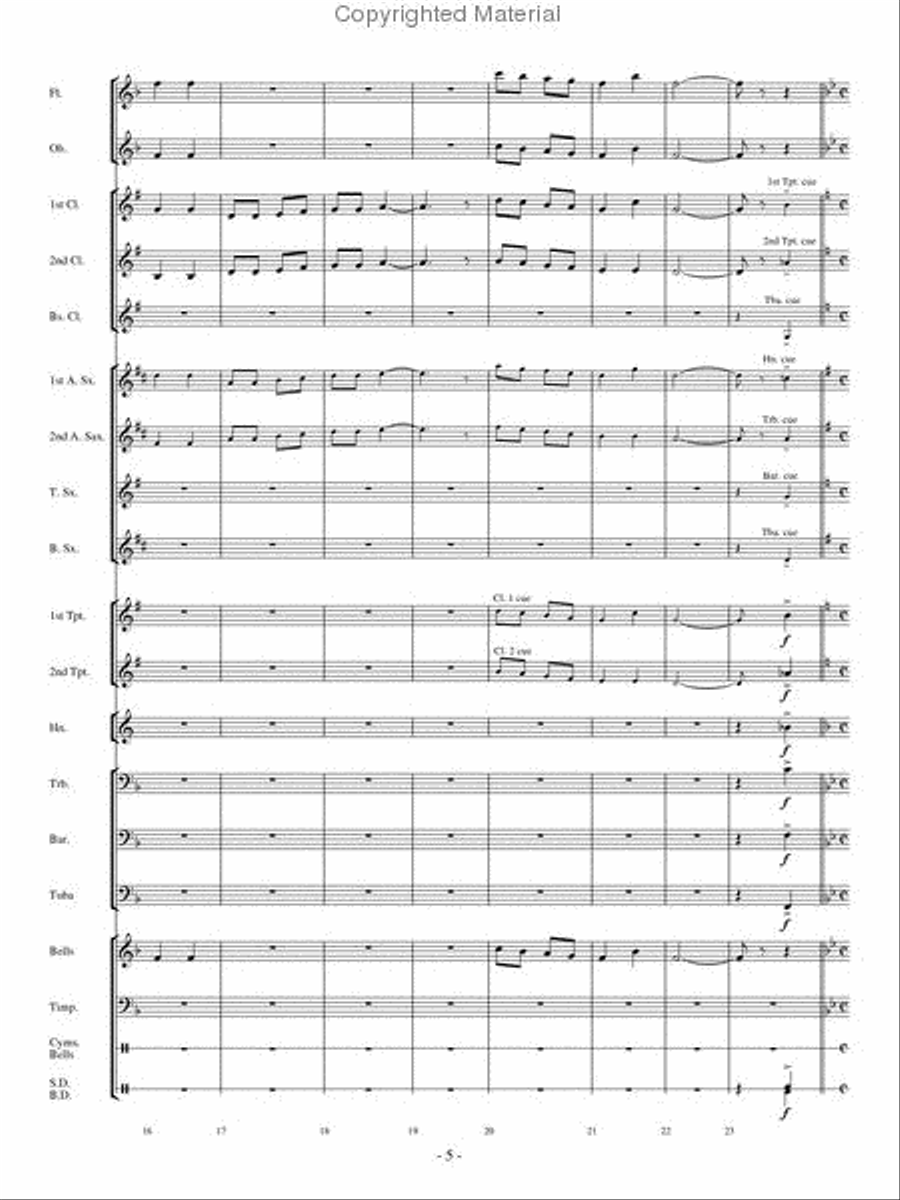 A Christmas Collage A Christmas Collage Concert Band scores gallery preview page 4