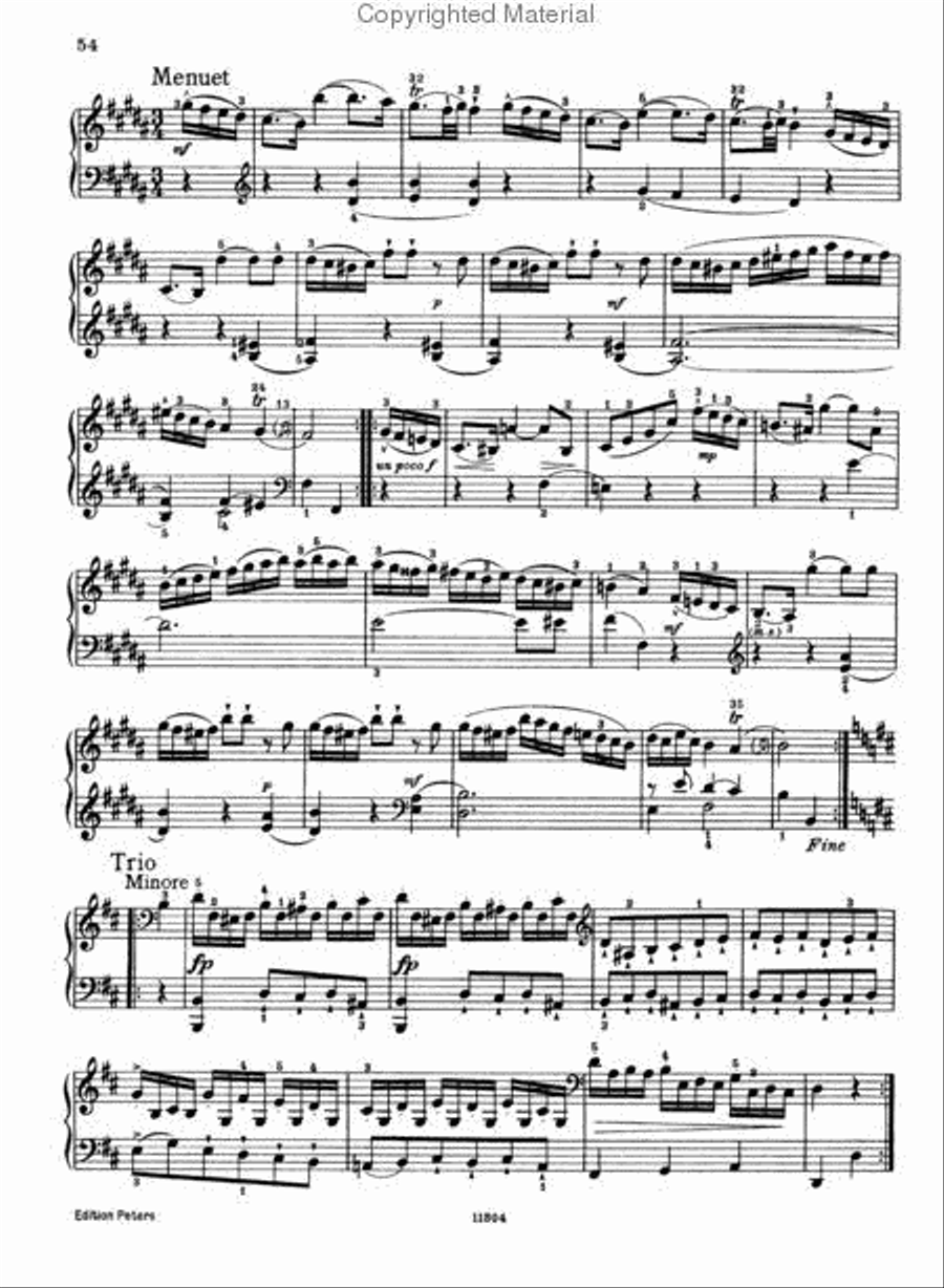 Piano Sonatas Piano Sonatas Piano scores gallery preview page 4
