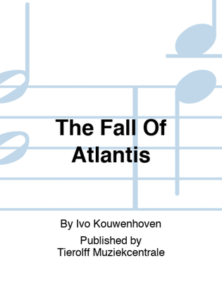 Book cover for The Fall Of Atlantis