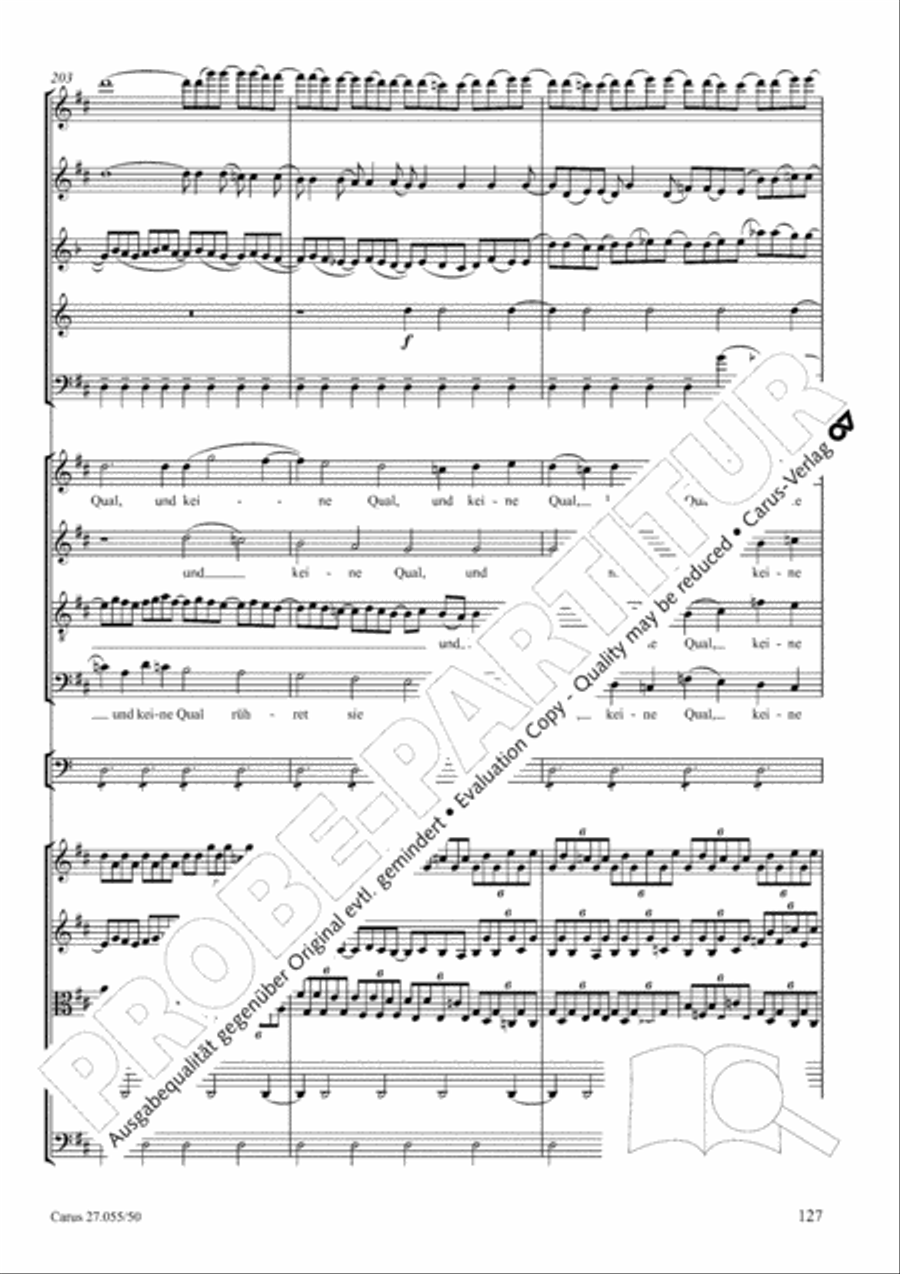 Ein Deutsches Requiem (German Requiem) 4-Part scores gallery preview page 134