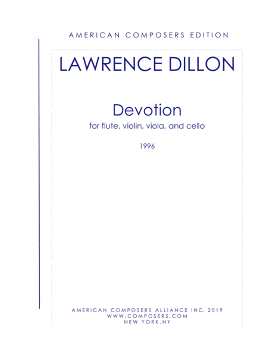 [Dillon] Devotion Small Ensemble scores gallery preview page 1