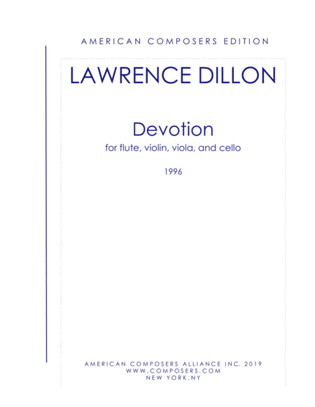 [Dillon] Devotion