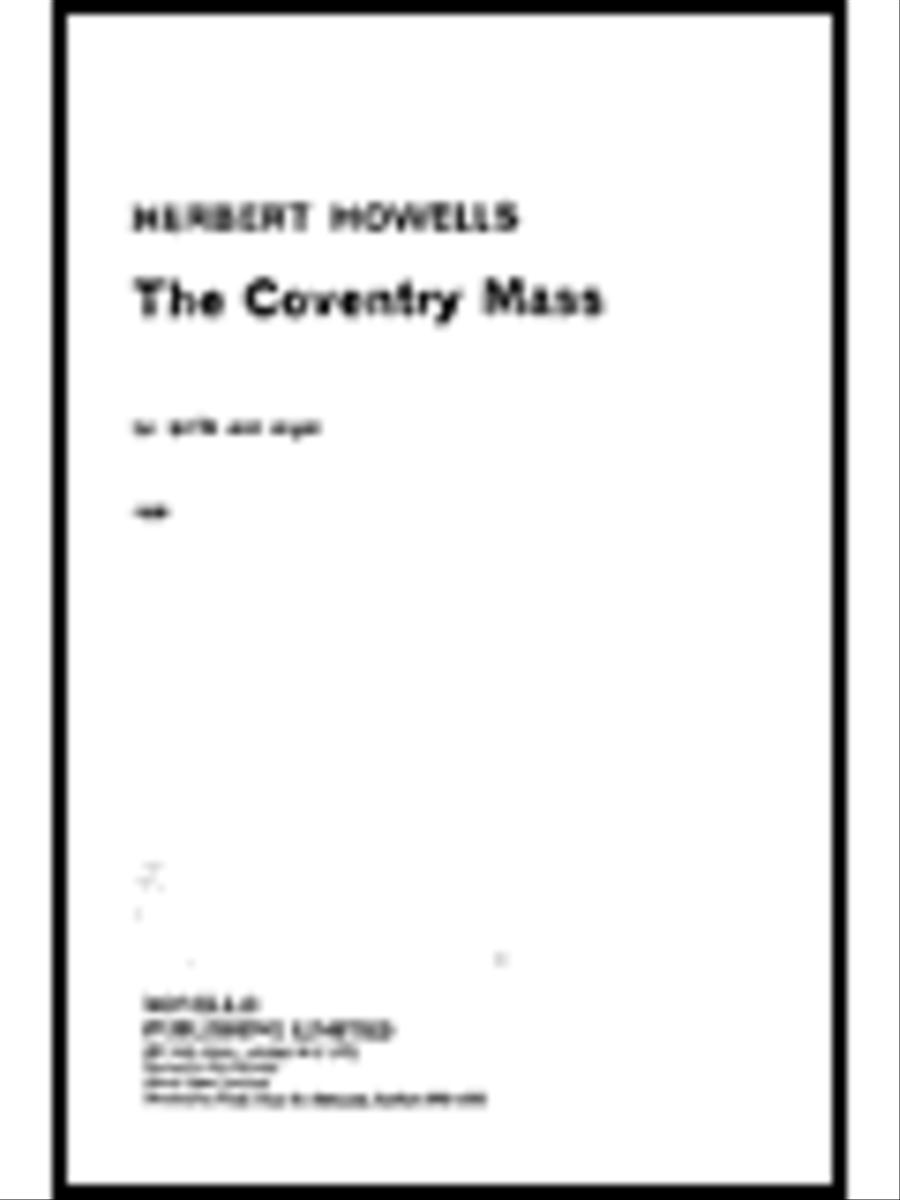 Coventry Mass 4-Part scores gallery preview page 1
