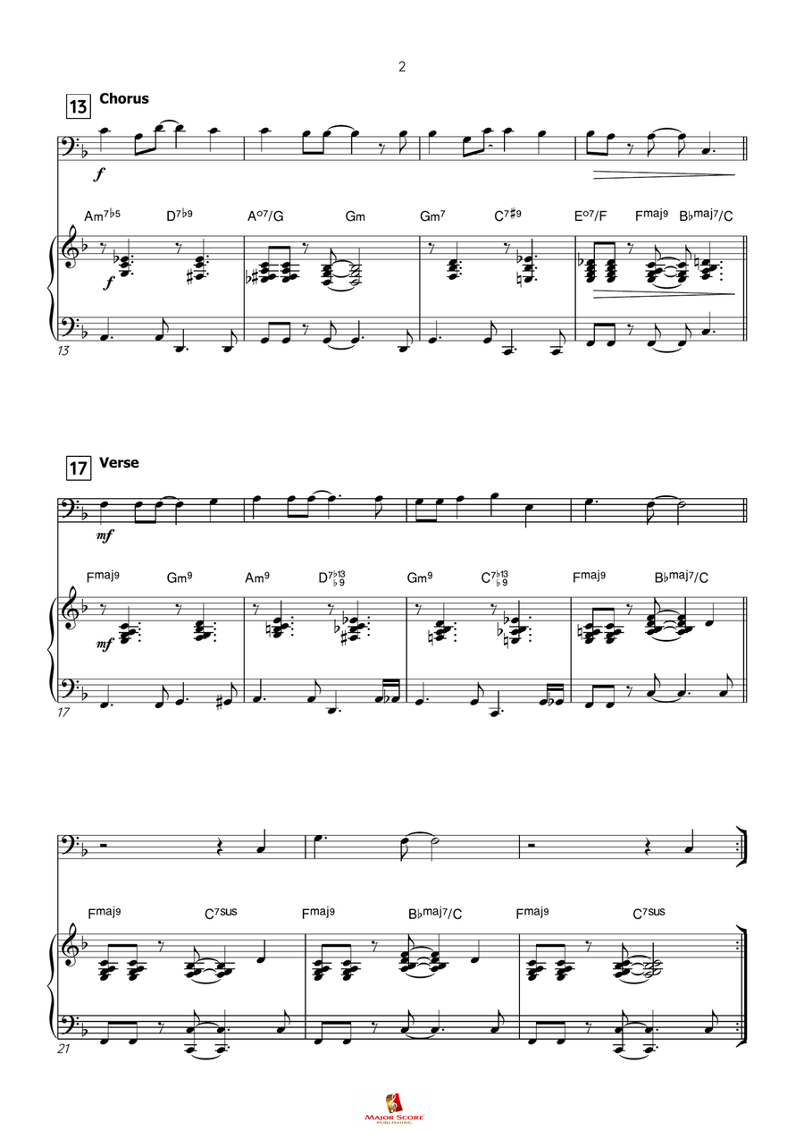 O Christmas Tree (Cello & Piano) F Piano scores gallery preview page 3
