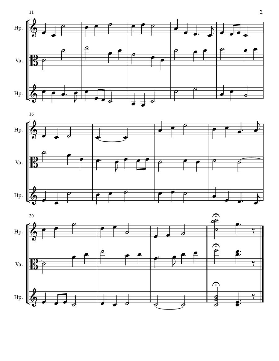 Children's Musing 63 Small Ensemble scores gallery preview page 2