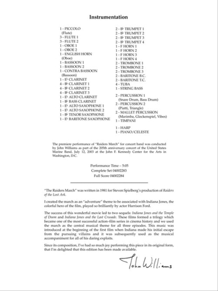 Raiders March Raiders March Concert Band scores gallery preview page 2