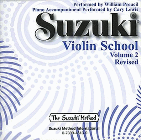 Suzuki Violin School CD, Volume 2 - CD only image number null