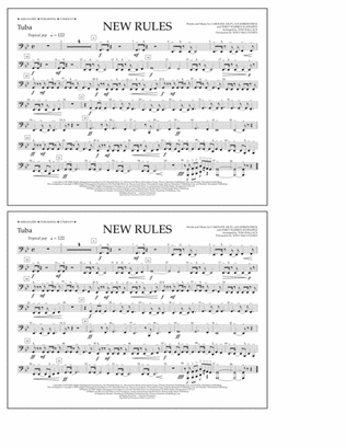 New Rules - Tuba