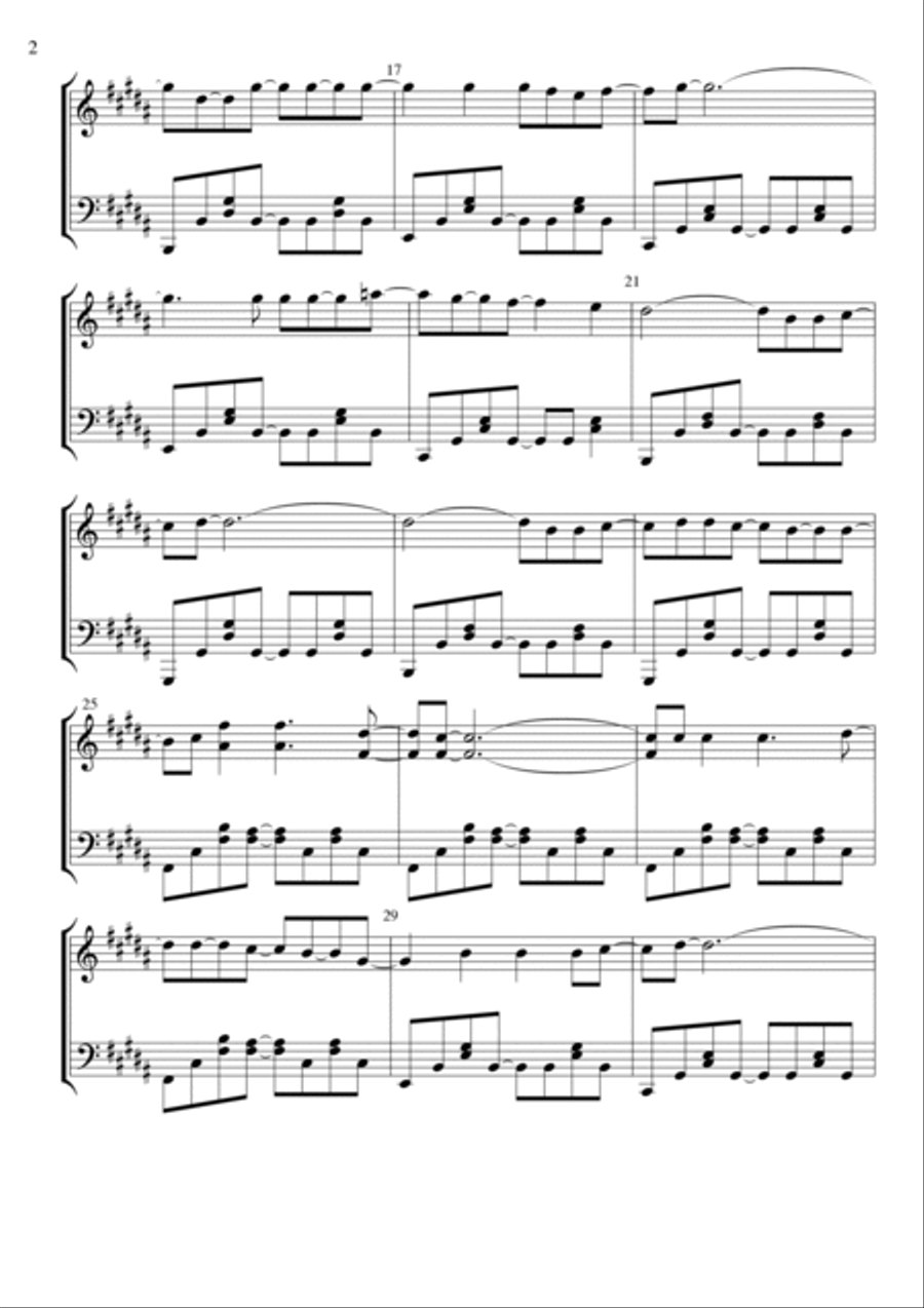 Dancing In The Dark Piano Solo scores gallery preview page 2