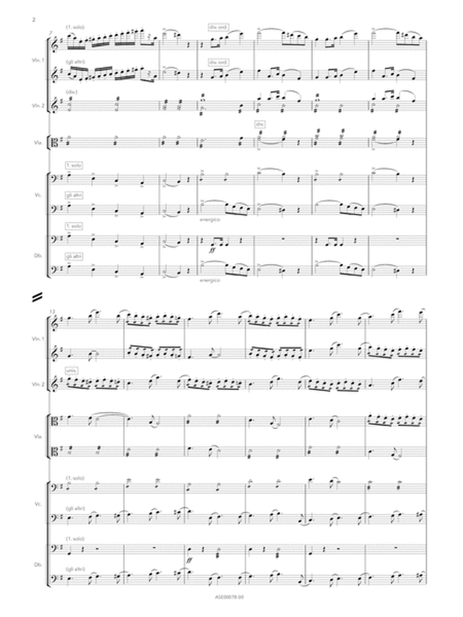 Cello Concerto n° 4, op. 65 in G major - arr. for cello & string orchestra (score) - Score Only