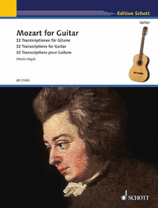 Book cover for Mozart for Guitar