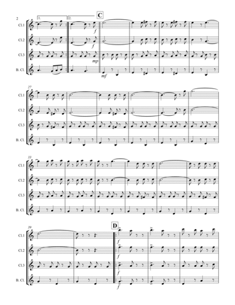 Italian Folksong Medley (for Clarinet Quartet) image number null