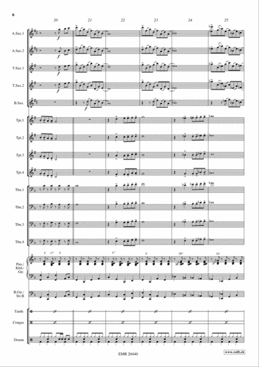 Folksongs From Germany Folksongs From Germany Big Band scores gallery preview page 7