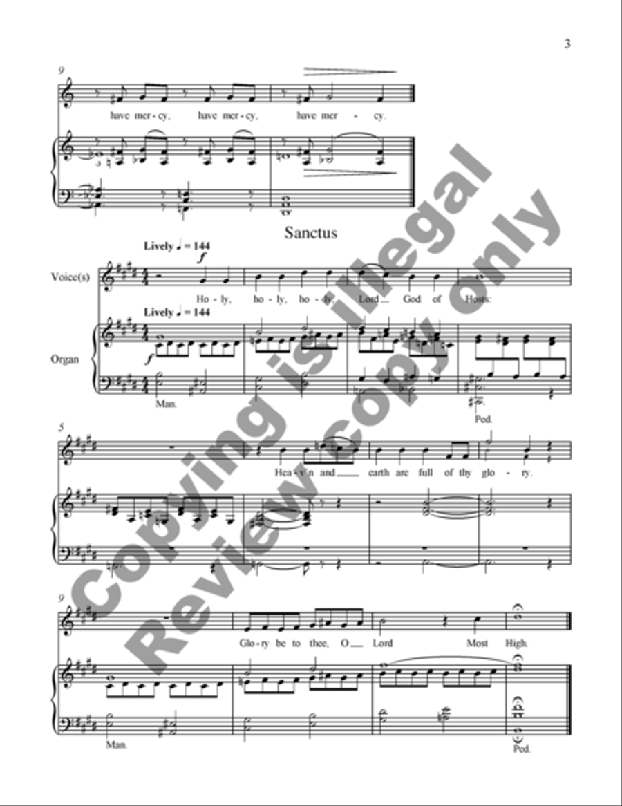 Missa mandatum novum Missa mandatum novum Unison Choir scores gallery preview page 6