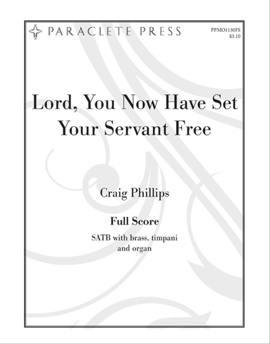 Lord, You Now Have Set Your Servant Free Score scores gallery preview page 1