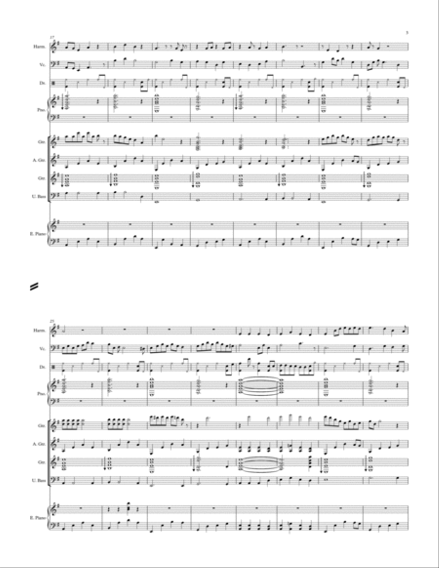 Opus 48 - Strong wings fly away Large Ensemble scores gallery preview page 3