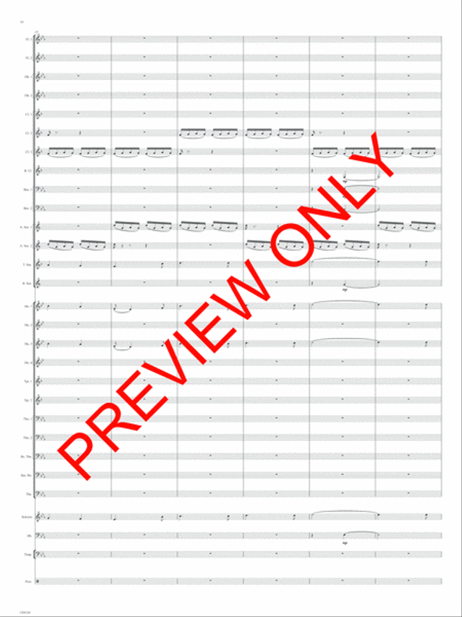 Festive Expressions Concert Band scores gallery preview page 11