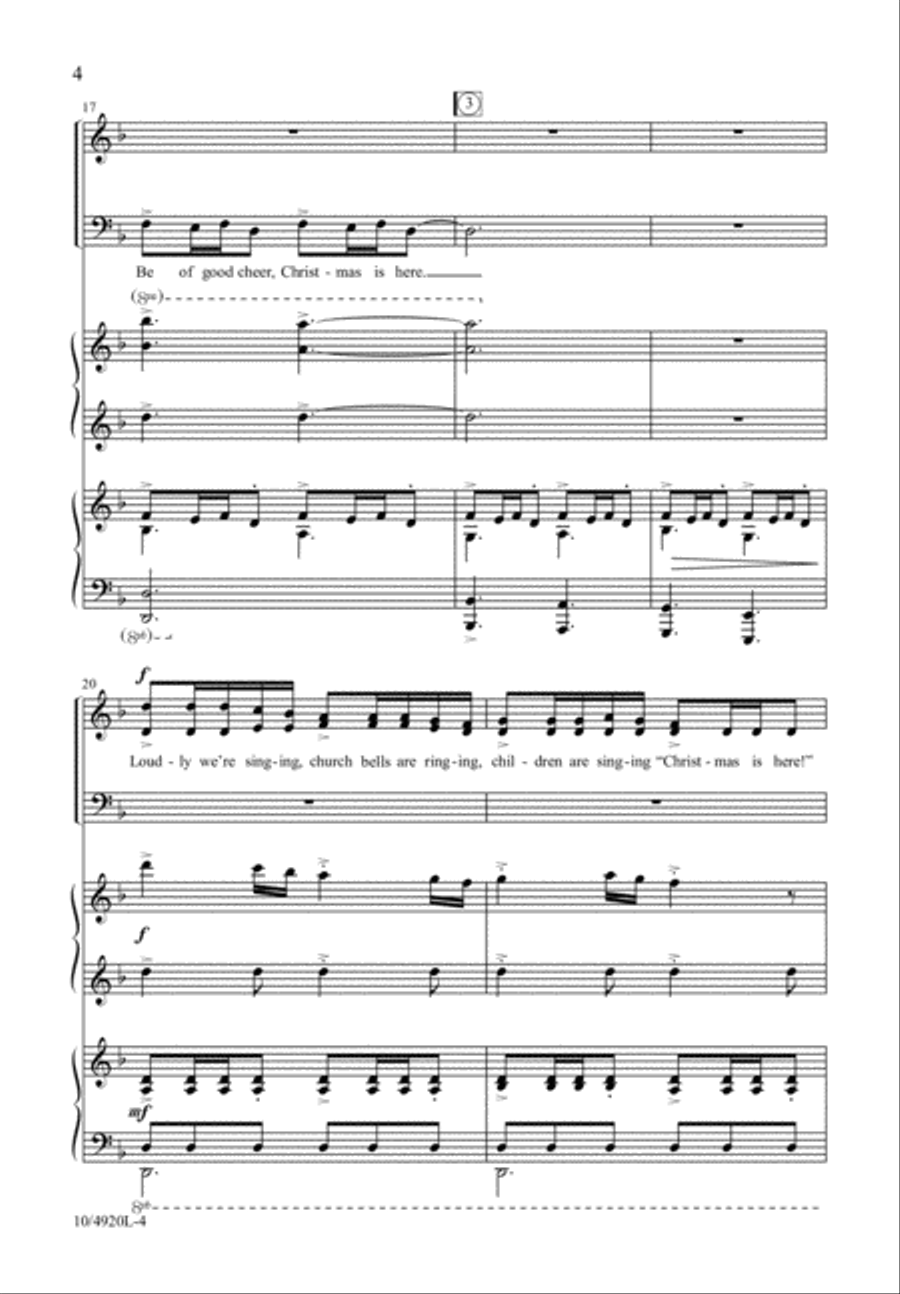 Bell Carol Bell Carol 3-Part scores gallery preview page 5