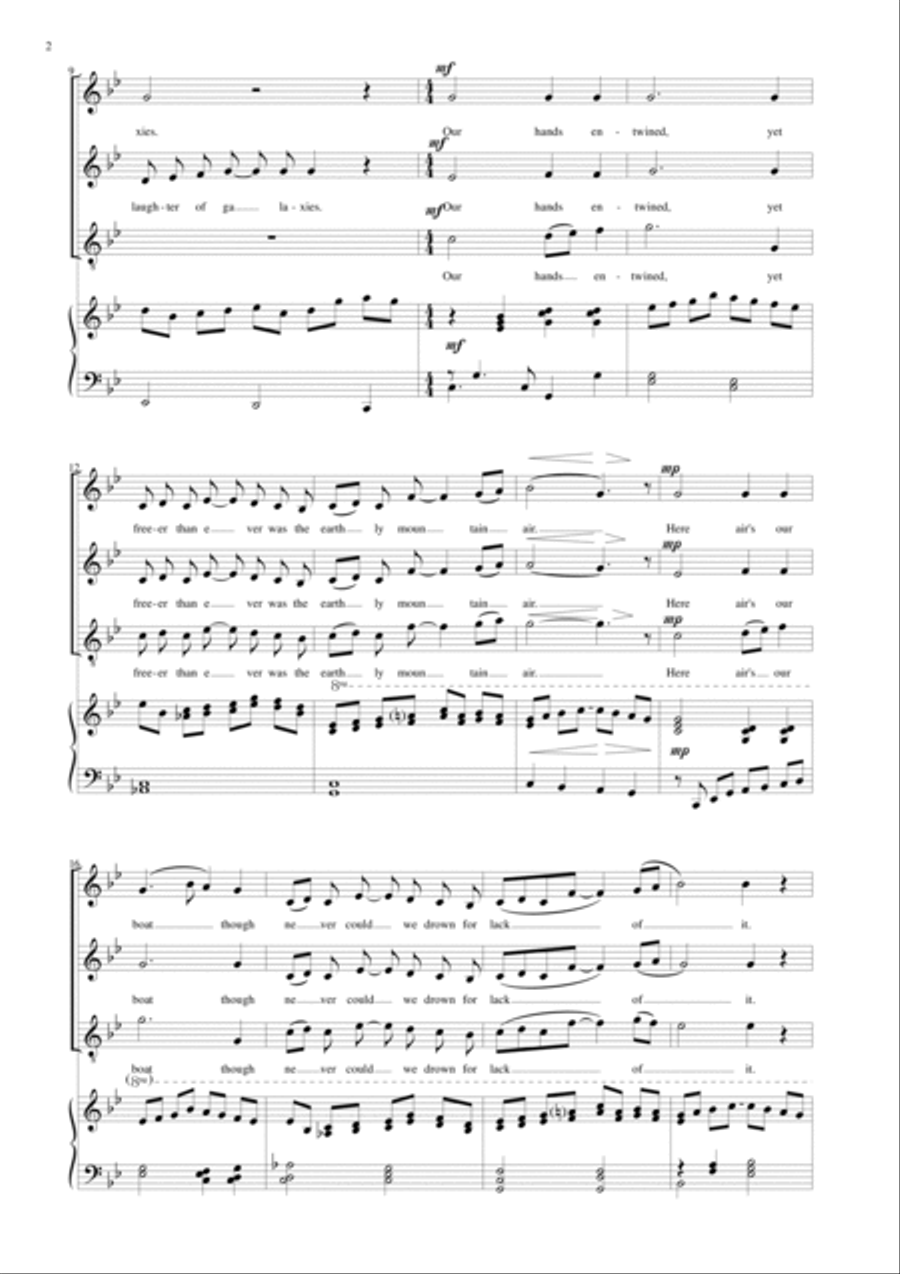 Heaven's Dance (low voices) 3-Part scores gallery preview page 2