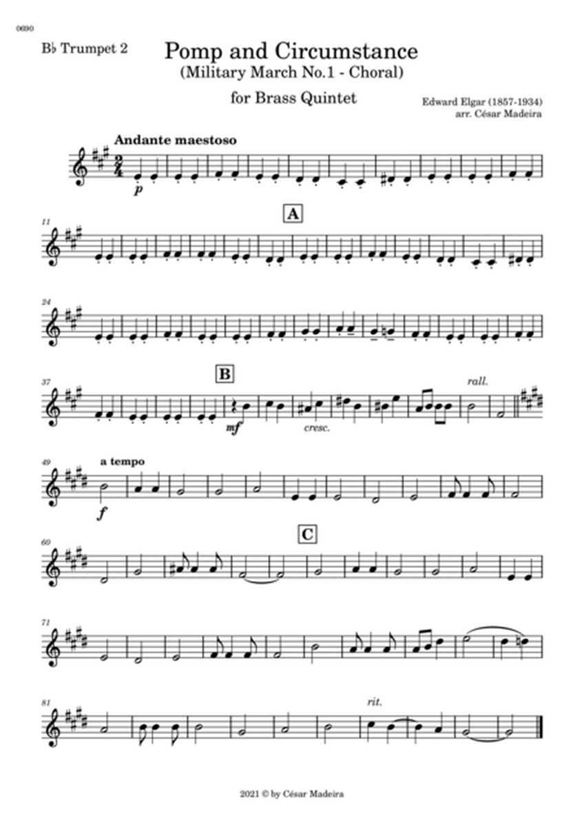 Pomp and Circumstance No.1 - Brass Quintet (Individual Parts) image number null