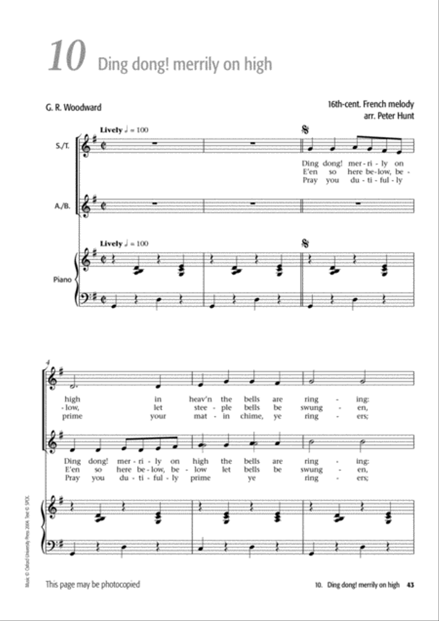 Voiceworks at Christmas Unison Choir scores gallery preview page 3