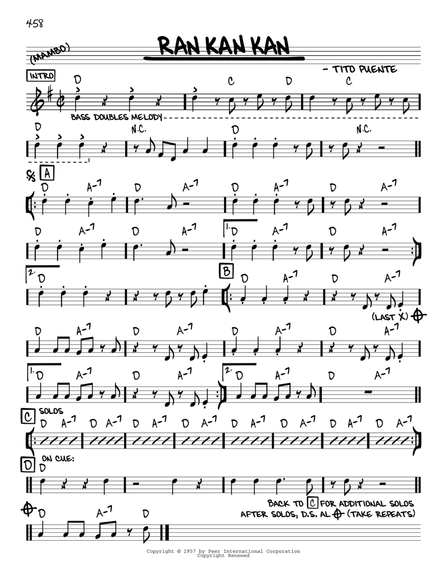 Ran Kan Kan Ran Kan Kan Piano scores gallery preview page 1