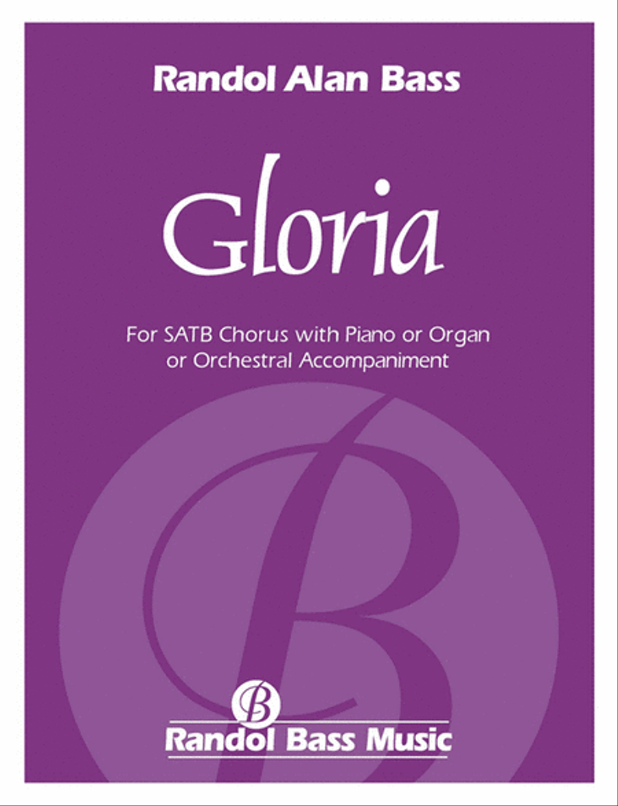 Gloria (SATB Version) (Choral Score) 4-Part scores gallery preview page 1