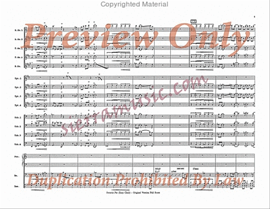 Sweetie Pie (Pro) (aka Easy Chair) Big Band scores gallery preview page 9