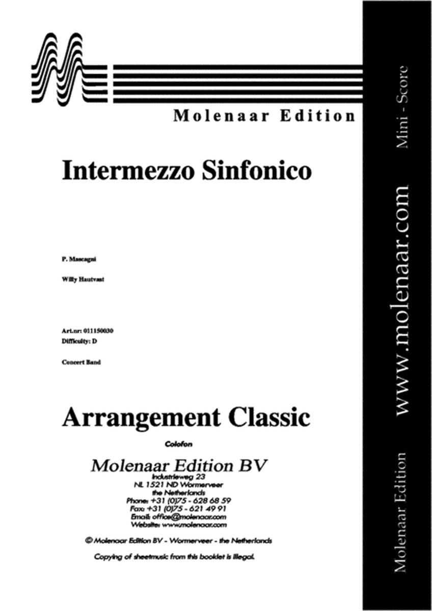 Intermezzo Sinfonico image number null