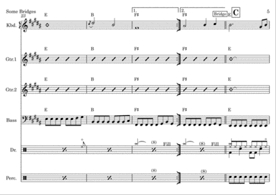 Some Bridges Bass Voice scores gallery preview page 5
