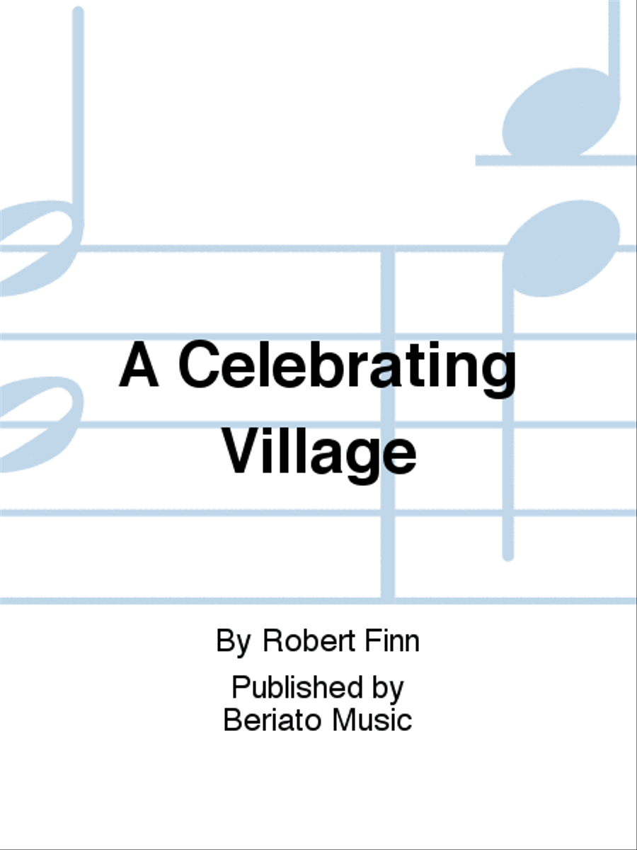 A Celebrating Village A Celebrating Village Concert Band scores gallery preview page 1