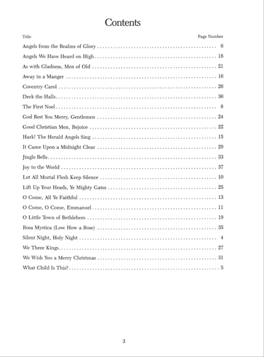 Instrumental Caroling Book Violin scores gallery preview page 4